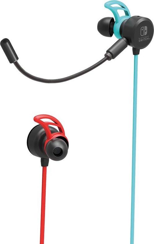 Hori Gaming Earbuds Pro - Neon Blue/Red (Nintendo Switch), Telecommunicatie, Mobiele telefoons | Oordopjes, Verzenden