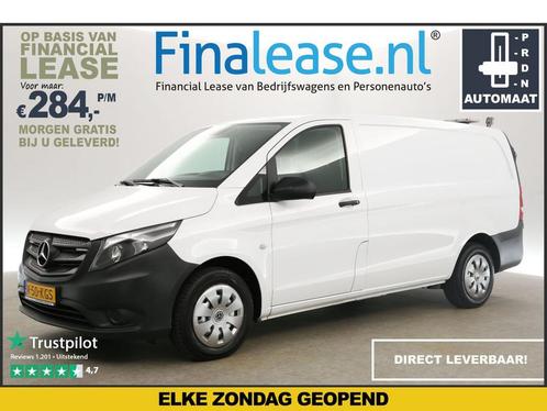 Mercedes-Benz Vito 114 CDI Lang AUT Airco Cam Stoelv €284pm, Auto's, Bestelauto's, Lease, Automaat, Diesel, Wit, Mercedes-Benz