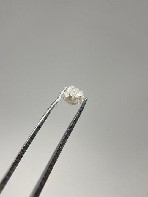 Diamant Brut Blanc Naturel 0,47 karaat GEEN RESERVEPRIJS -, Verzamelen, Mineralen en Fossielen