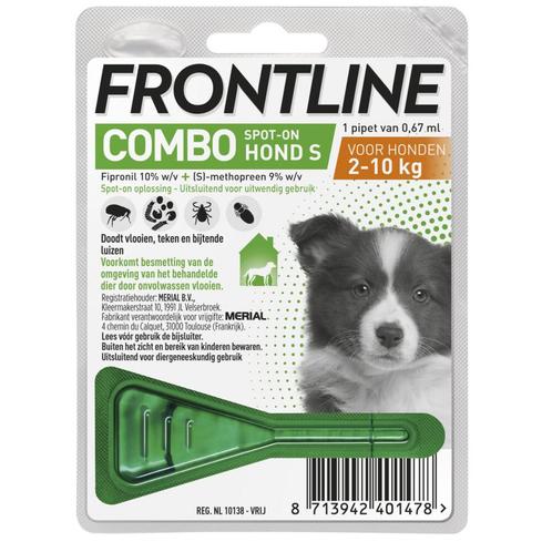 Frontline Combo Puppy Vlooienmiddel, Dieren en Toebehoren, Overige Dieren-accessoires, Nieuw, Verzenden