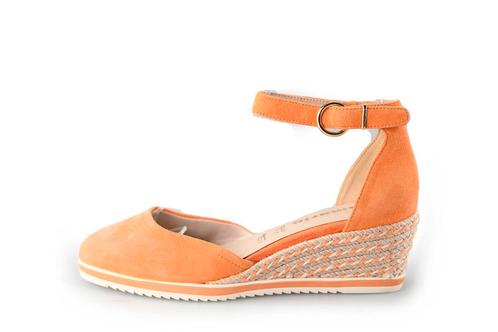Tamaris Sleehakken in maat 37 Oranje | 10% extra korting, Kleding | Dames, Schoenen, Overige kleuren, Zo goed als nieuw, Schoenen met hoge hakken