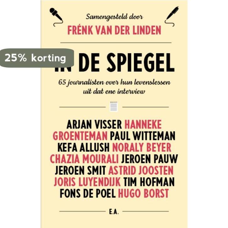In de spiegel 9789021035031 Frénk van der Linden, Boeken, Literatuur, Zo goed als nieuw, Verzenden