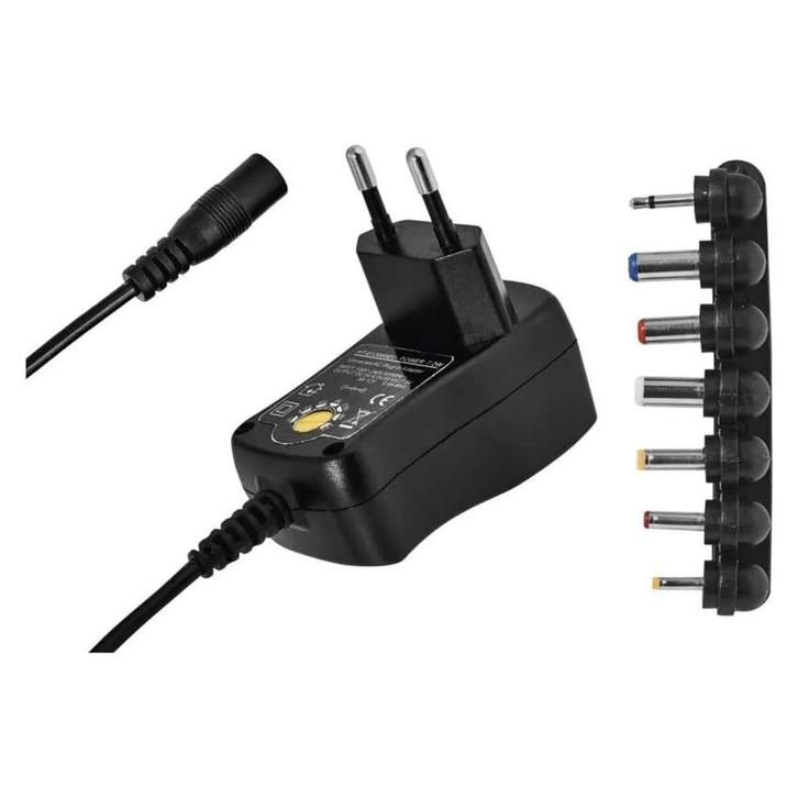Emos Universele Stroom Adapter 600mA - 100-240V AC - 3-12V, Doe-het-zelf en Verbouw, Elektra en Kabels, Nieuw, Verzenden