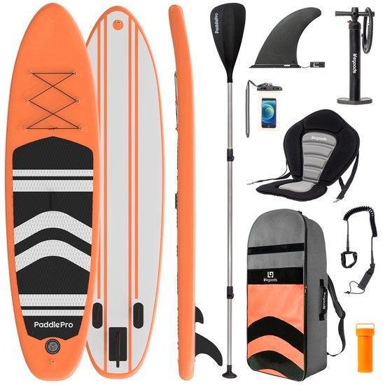 Tweedekans | LifeGoods SUP Board - met Zitje - Opblaasbaar, Watersport en Boten, Overige Watersport en Boten, Zo goed als nieuw