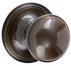 Voordeurknop Paddenstoel 60mm messing antiek brons, Verzenden, Nieuw