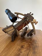 Sextant - Messing, Glas, Hout - W. Ludolph, Antiek en Kunst, Curiosa en Brocante