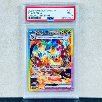 Pokémon Graded card - Flareon ex #202 - Pokémon - PSA 9 beschikbaar voor biedingen