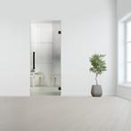 Glazen binnendeur zonder kozijn zwart beslag-Crepi gehard ve, Ophalen of Verzenden, Nieuw