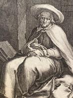 Abraham Bloemaert (1564-1651), by Boëtius Adams Bolswert, Antiek en Kunst