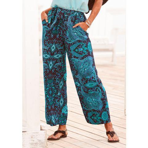 Vivance Palazzobroek en paisley print, elastische, Kleding | Dames, Broeken en Pantalons, Nieuw, Verzenden