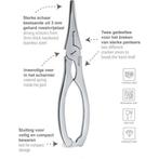 Triangle Luxe Kreeftenset – 7-delig – RVS – Solingen, Ophalen of Verzenden, Nieuw, Rvs of Chroom, Bestekset