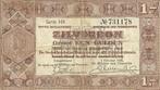Bankbiljet 1 gulden 1938 Zilverbon Zeer Fraai, Verzenden