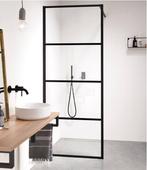 Sani Royal Inloopdouche Glas Mat Zwart Raster, Nieuw