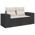 Tuinbank Zwart 2-zits - retourdeal! Comfortabel & Stijlvol, Ophalen of Verzenden, Nieuw, Metaal