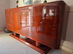 Hoog dressoir - Mahonie - Buffet Art Déco en placag
