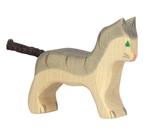 Holztiger - Houten Dieren - Poes Grijs 6 cm, Nieuw