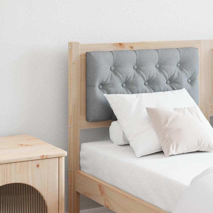 vidaXL Hoofdbord Anders Bruin en lichtgrijs 150 cm Massief, Huis en Inrichting, Slaapkamer | Bedden, Bruin, Nieuw, Hout, Verzenden