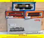 Marklin modeltreinen, locomotieven, wagons, rails, 2dehands, Hobby en Vrije tijd, Modeltreinen | H0, Gebruikt, Wisselstroom, Märklin