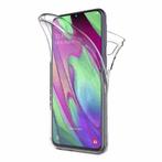 Galaxy A40 360° Full Cover Transparant TPU Hoesje, Telecommunicatie, Ophalen of Verzenden, Nieuw