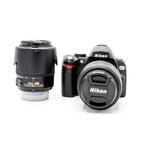 Nikon D60 + 18-55mm f/3.5-5.6 DX VR + Nikon 55-200mm, Ophalen of Verzenden, Gebruikt
