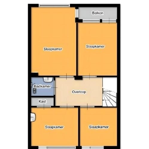Appartement met balkon, geschikt voor werkenden en..., Huizen en Kamers, Huizen te huur, Direct bij eigenaar, Groningen, Appartement