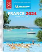 Wegenatlas Frankrijk 2024 A4 Spiraal Beschrijfbaar -, Boeken, Atlassen en Landkaarten, Nieuw, Verzenden