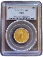 Gouden American Eagle 1/4 oz 2006-W Burnished PCGS SP69, Postzegels en Munten, Munten | Amerika, Verzenden, Midden-Amerika, Losse munt