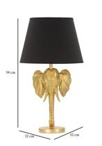 TAFELLAMP OLIFANT CM Ø 32X59, Huis en Inrichting, Lampen | Tafellampen, Ophalen of Verzenden, Nieuw
