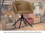 Leren draaibare eetkamerstoel Charm- Rancho Clay (bruin) -, 60 tot 90 cm, Nieuw, Leer, Ophalen of Verzenden