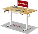 Zit sta bureau - Elektrisch - Verstelbaar - 110x54 cm - Brui, Huis en Inrichting, Bureaus, Verzenden, Zo goed als nieuw