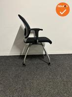 Ahrend 240 - 4 poots - Bestaande zwarte stoffering, Vergader- of Presentatieruimte, Ophalen of Verzenden, Gebruikt, Stoel