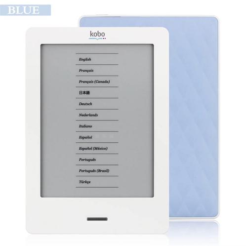 Kobo Touch eReader 6 - Wi-Fi - Wit/Blauw (In doos), Computers en Software, E-readers, Zo goed als nieuw, Verzenden