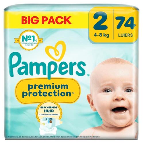 Pampers Premium Protection Maat 2 Luiers, Kinderen en Baby's, Overige Kinderen en Baby's, Nieuw, Verzenden