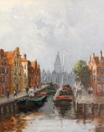 Erich Demmin (1911-1997) - Gracht in Amsterdam, Antiek en Kunst, Kunst | Schilderijen | Klassiek