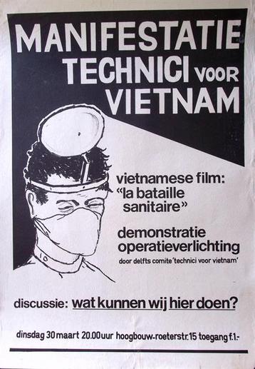 Manifestatie Technici voor Vietnam (lijst optie, Posters) beschikbaar voor biedingen