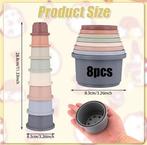 8-Delige Stapelbekers Speelgoed Set voor Kleine Dieren, Verzenden