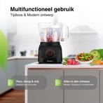 2dekans | TurboTronic FP900 Foodprocessor - 8-in-1, Witgoed en Apparatuur, Keukenmixers, Ophalen of Verzenden, Zo goed als nieuw