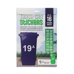 Stickervel afvalbak | Gardalux | 16-delig, Huis en Inrichting, Woonaccessoires | Overige, Verzenden, Nieuw
