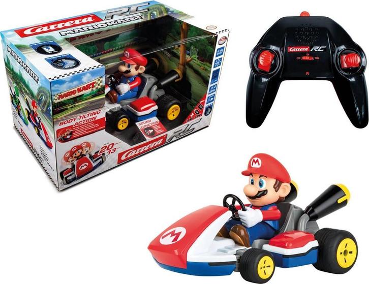 Carrera RC Mario Kart™ Pipe Kart - Mario met Geluid - Schaal, Kinderen en Baby's, Speelgoed | Overig, Zo goed als nieuw, Ophalen of Verzenden