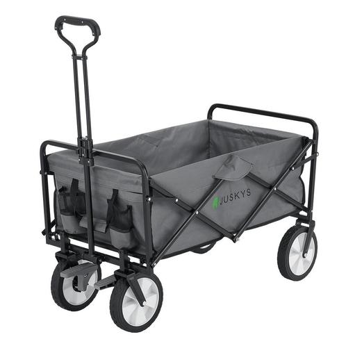 Inklapbare Bolderkar / Transportwagen - Max. 100 kg - Donker, Caravans en Kamperen, Bolderkarren, Nieuw, Verzenden