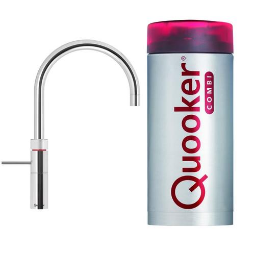 Quooker Fusion Round Chroom met Combi + Boiler, Doe-het-zelf en Verbouw, Sanitair, Kraan, Nieuw, Chroom, Ophalen of Verzenden