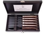 Laguiole - 6x Luxury Steak Knives - Wengé Wood - style de -