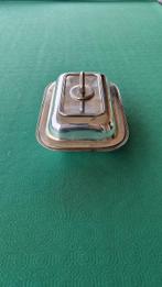 Sauskom - .800 zilver - Kuil met deksel, Antiek en Kunst