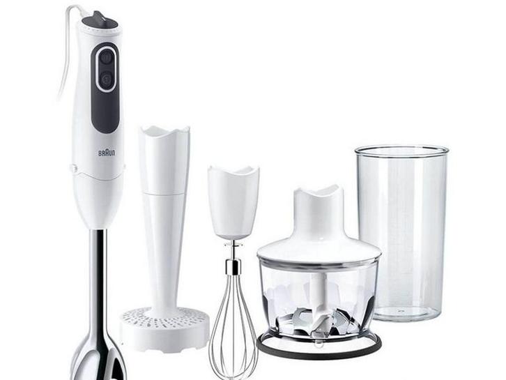 Braun MQ 3137 - Staafmixer - 750W - SplashControl - Wit, Witgoed en Apparatuur, Blenders, Zo goed als nieuw, Verzenden