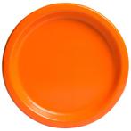 Oranje Borden Rond 23cm 16st, Verzenden, Nieuw