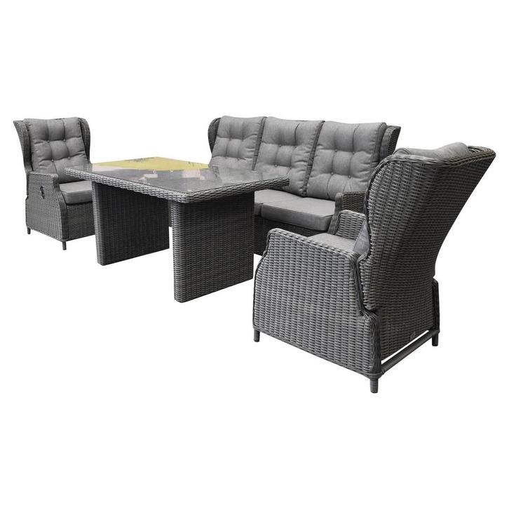 Ibiza premium stoel bank dining loungeset verstelbaar 4, Tuin en Terras, Tuinsets en Loungesets, Nieuw, Wicker, Ophalen of Verzenden