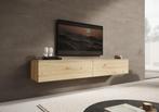 TV-Meubel Dixon - Eiken - 180 cm - tv kast - Led, Huis en Inrichting, Kasten | Televisiemeubels, Overige materialen, Verzenden