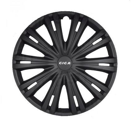 Wieldoppen  Giga 15-inch mat zwart, Auto diversen, Wieldoppen, Verzenden