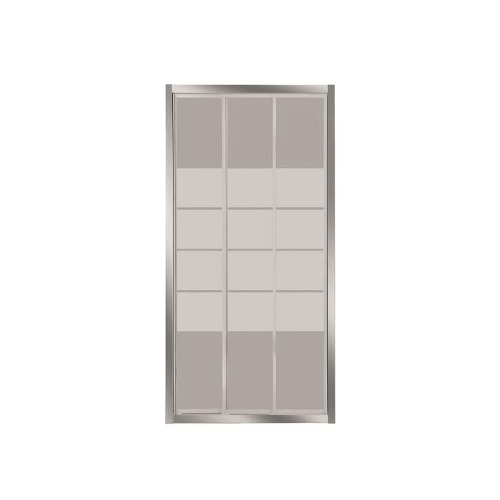 Nisdeur VM Go Avis 90x185cm Schuifdeur 4mm Veiligheidsglas, Doe-het-zelf en Verbouw, Sanitair, Douche, Nieuw, Chroom, Ophalen of Verzenden