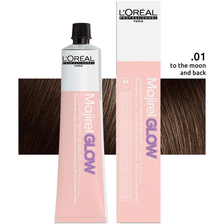 LOréal  Majirel  Glow  Dark Base .01  50ml, Sieraden, Tassen en Uiterlijk, Uiterlijk | Haarverzorging, Nieuw, Verzenden